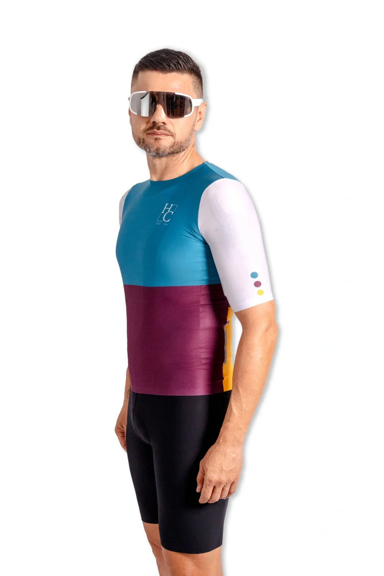 JERSEY MANGA CORTA HOMBRE MARCA HC BIKE CARBONO