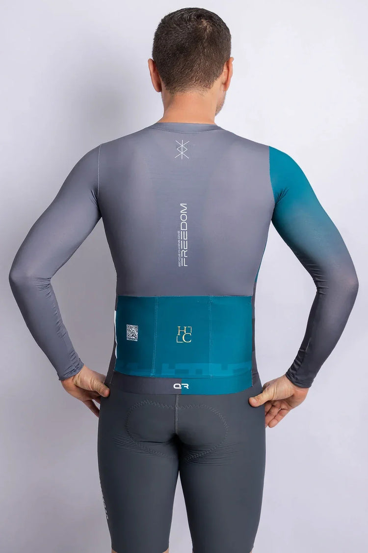 JERSEY MANGA LARGA HOMBRE MARCA HC BIKE QREVOLUTION