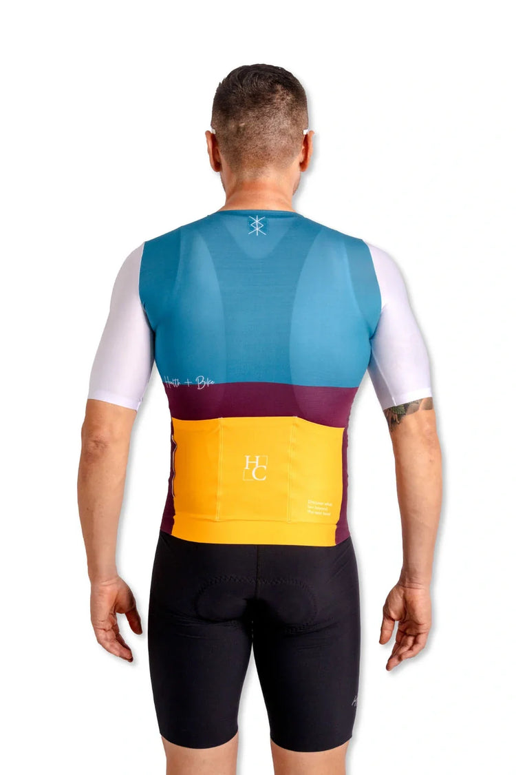 JERSEY MANGA CORTA HOMBRE MARCA HC BIKE CARBONO