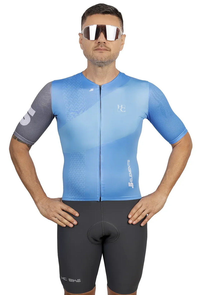 JERSEY MANGA CORTA HOMBRE MARCA HC BIKE 5 ELEMENTOS