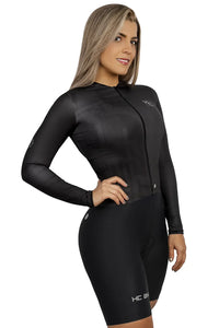 JERSEY MANGA LARGA MUJER MARCA HC BIKE 5 ELEMENTOS